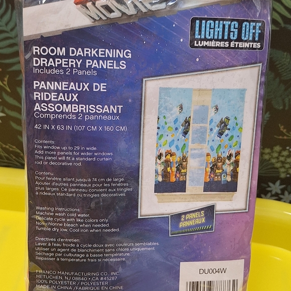 Lego Curtains Always Building Together Room Darkeners Drapes Kids Window Curtain - Picture 3 of 5